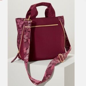 Stella & Dot Zip It Crossbody-Oxblood Burgundy
